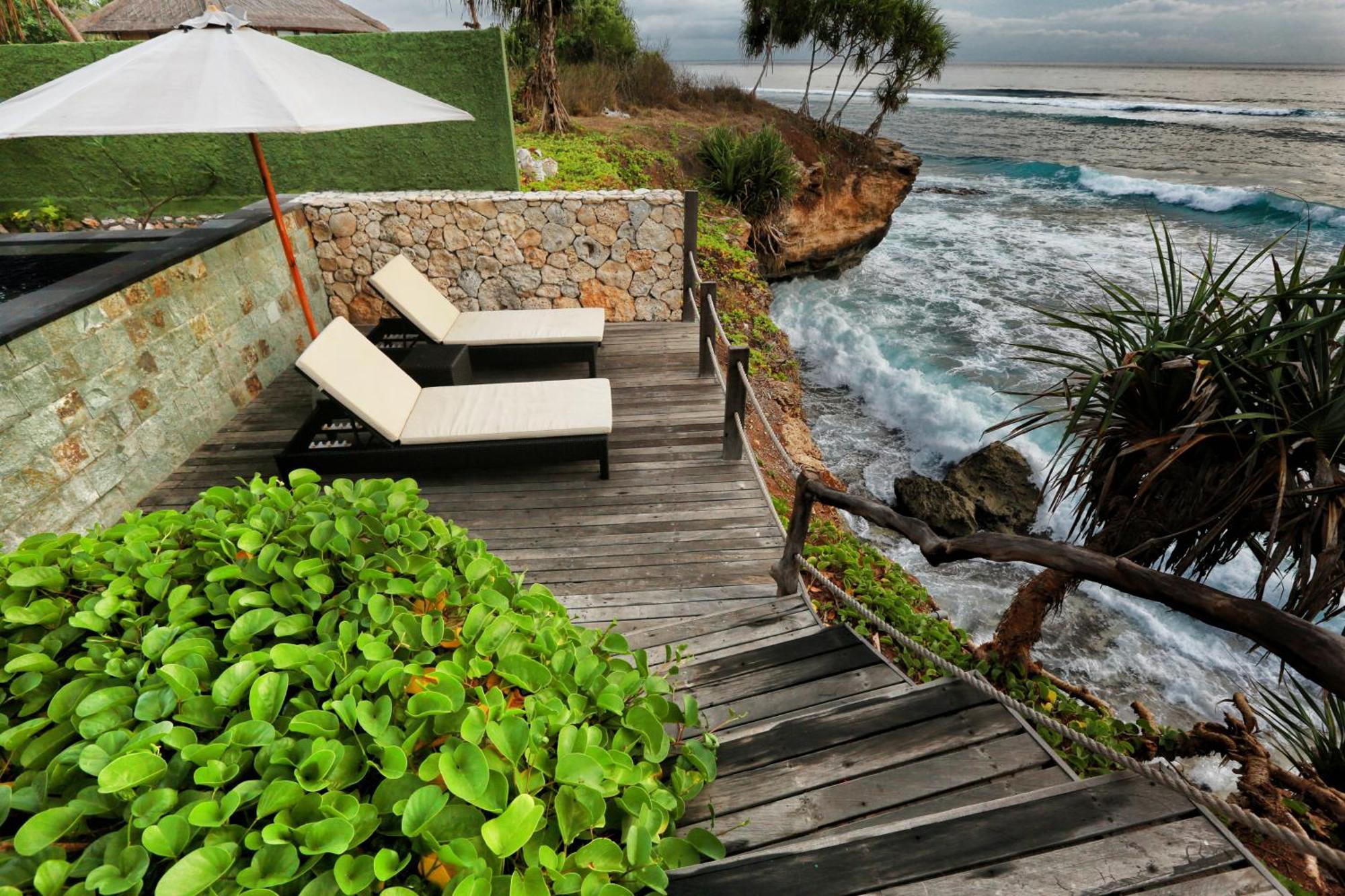 Water Blow Huts Hotel Lembongan Exterior foto