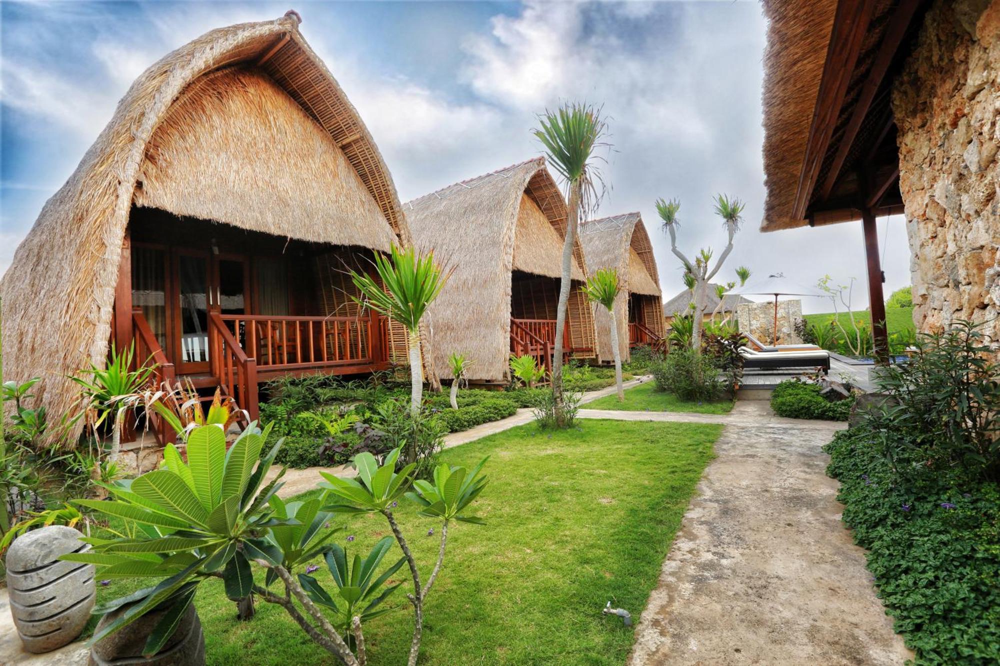 Water Blow Huts Hotel Lembongan Exterior foto