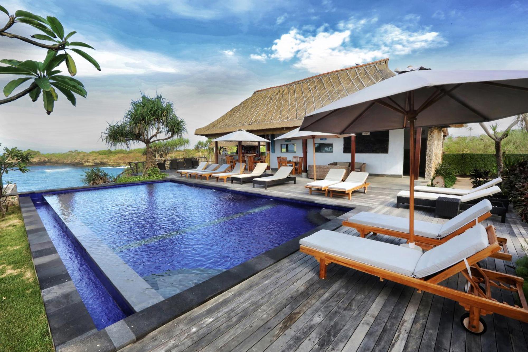 Water Blow Huts Hotel Lembongan Exterior foto